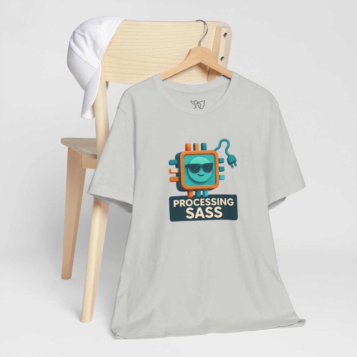 "Processing Sass" Graphic T-Shirt for Geeky Friends, Funny Gift, Casual Wear, Programmer Humor - AI Tee Hero