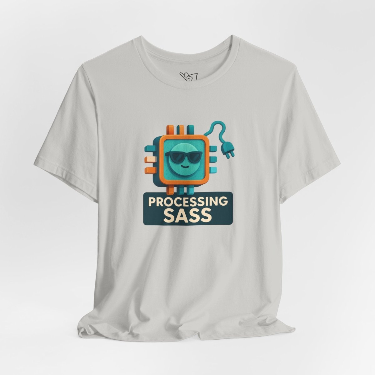 "Processing Sass" Graphic T-Shirt for Geeky Friends, Funny Gift, Casual Wear, Programmer Humor - AI Tee Hero