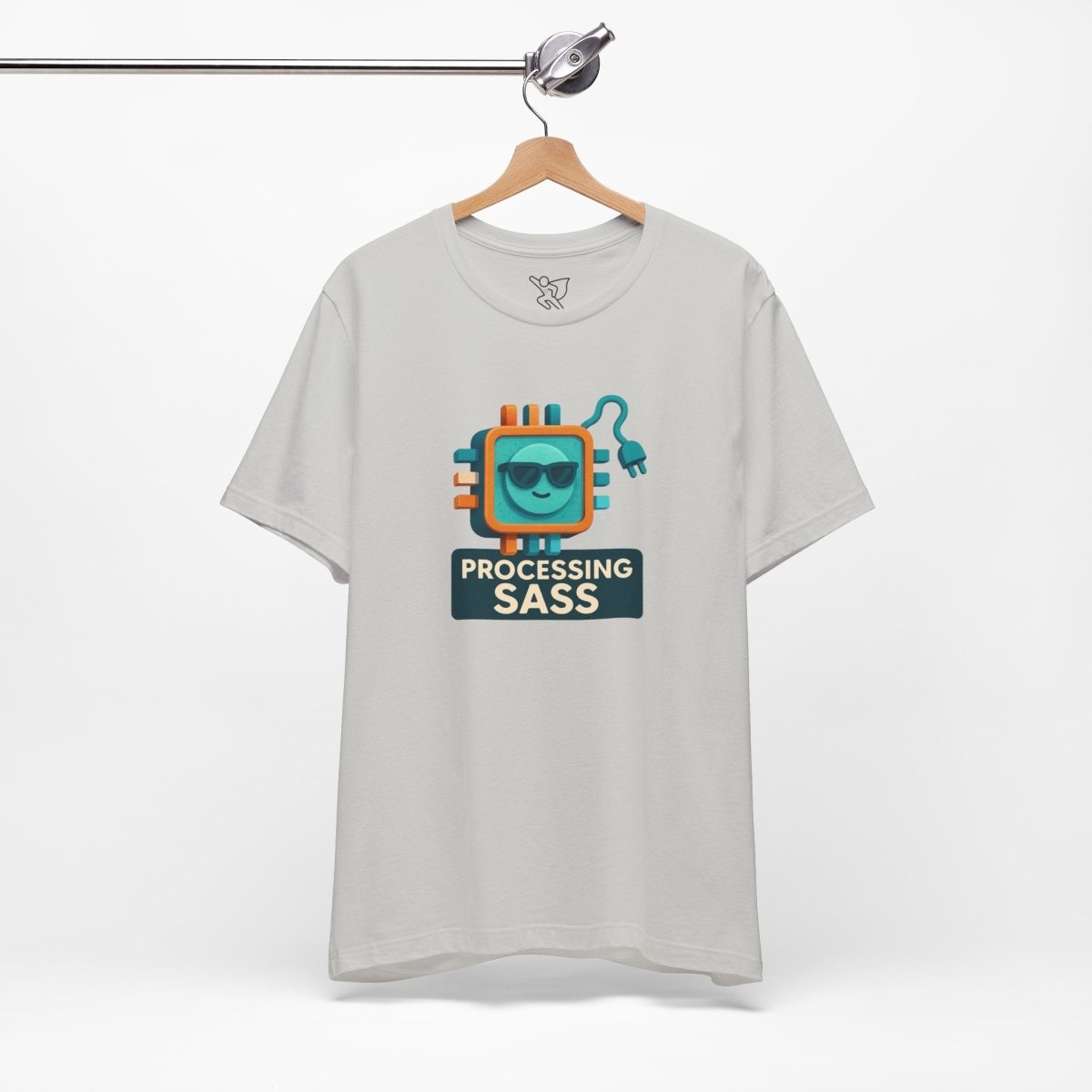 "Processing Sass" Graphic T-Shirt for Geeky Friends, Funny Gift, Casual Wear, Programmer Humor - AI Tee Hero