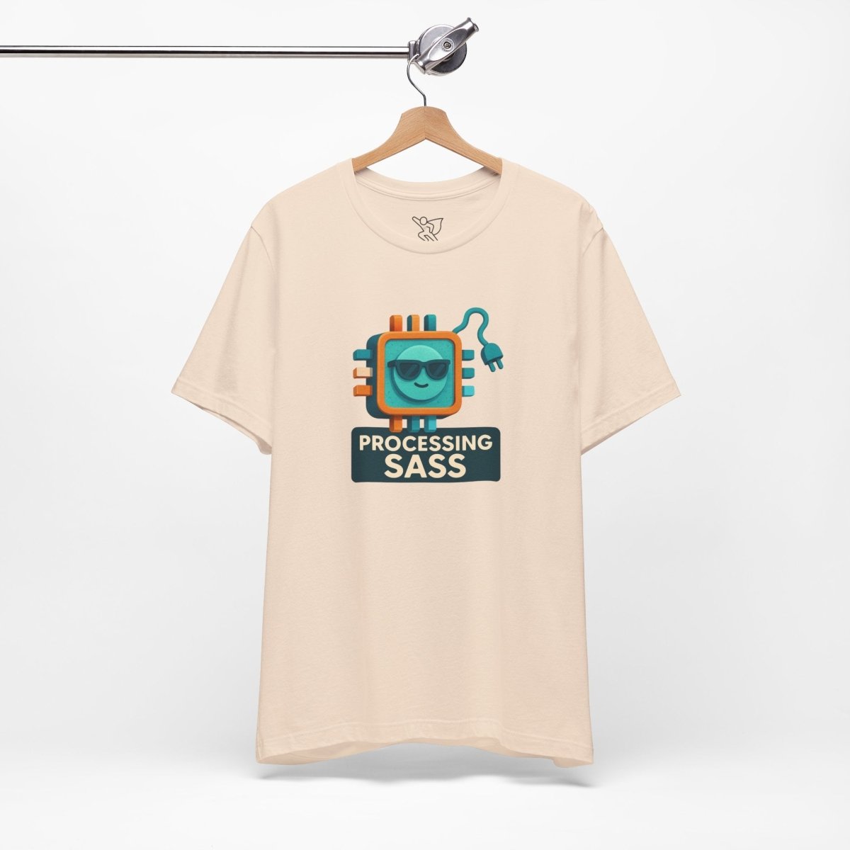 "Processing Sass" Graphic T-Shirt for Geeky Friends, Funny Gift, Casual Wear, Programmer Humor - AI Tee Hero