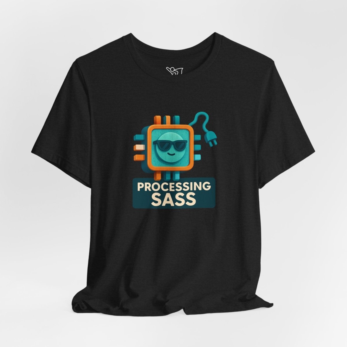 "Processing Sass" Graphic T-Shirt for Geeky Friends, Funny Gift, Casual Wear, Programmer Humor - AI Tee Hero