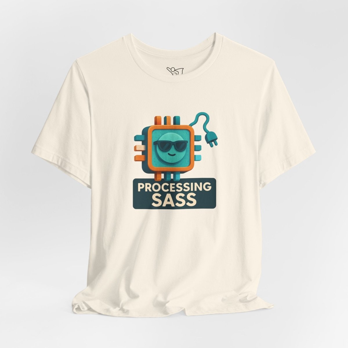 "Processing Sass" Graphic T-Shirt for Geeky Friends, Funny Gift, Casual Wear, Programmer Humor - AI Tee Hero