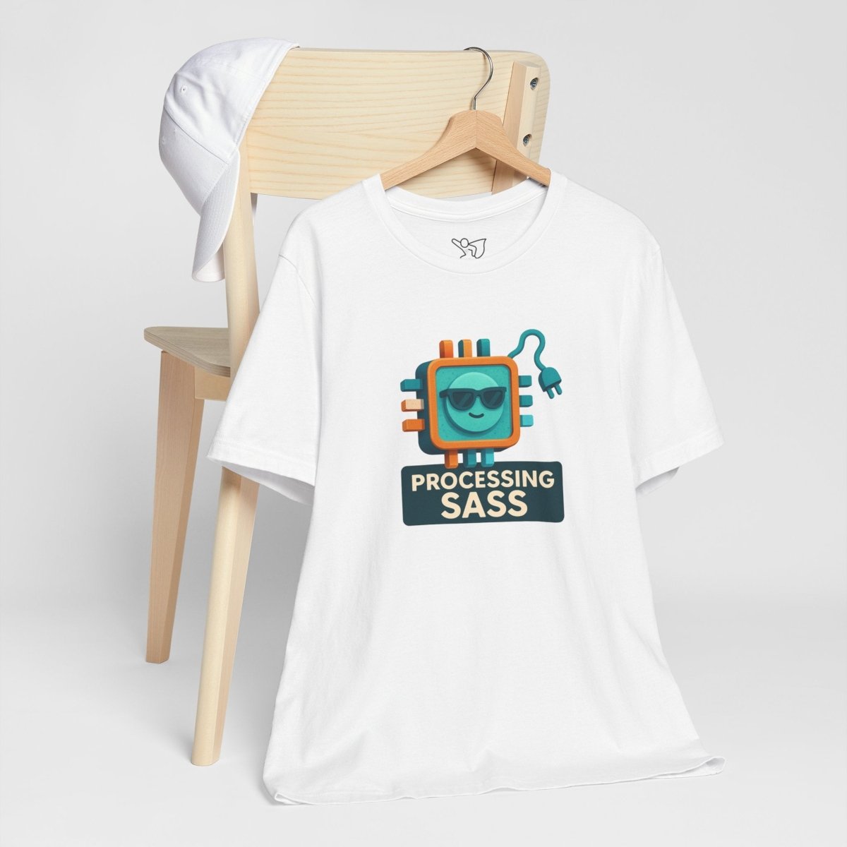 "Processing Sass" Graphic T-Shirt for Geeky Friends, Funny Gift, Casual Wear, Programmer Humor - AI Tee Hero