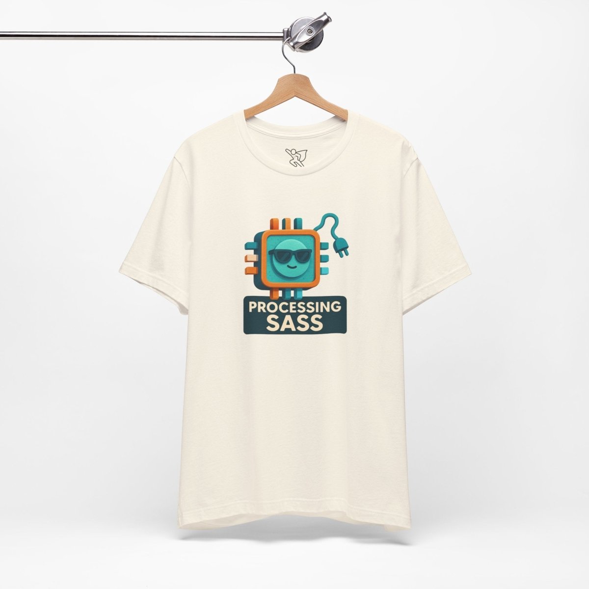 "Processing Sass" Graphic T-Shirt for Geeky Friends, Funny Gift, Casual Wear, Programmer Humor - AI Tee Hero