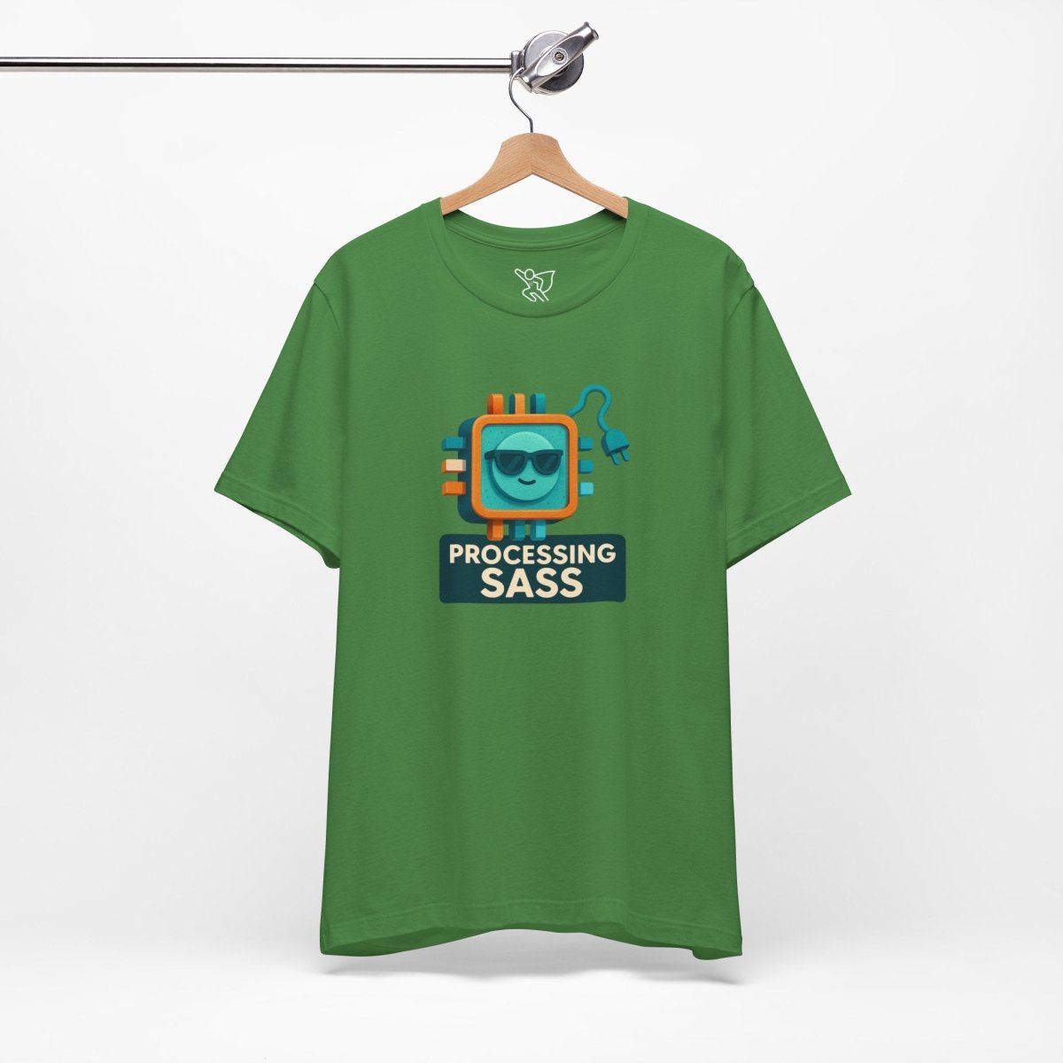 "Processing Sass" Graphic T-Shirt for Geeky Friends, Funny Gift, Casual Wear, Programmer Humor - AI Tee Hero