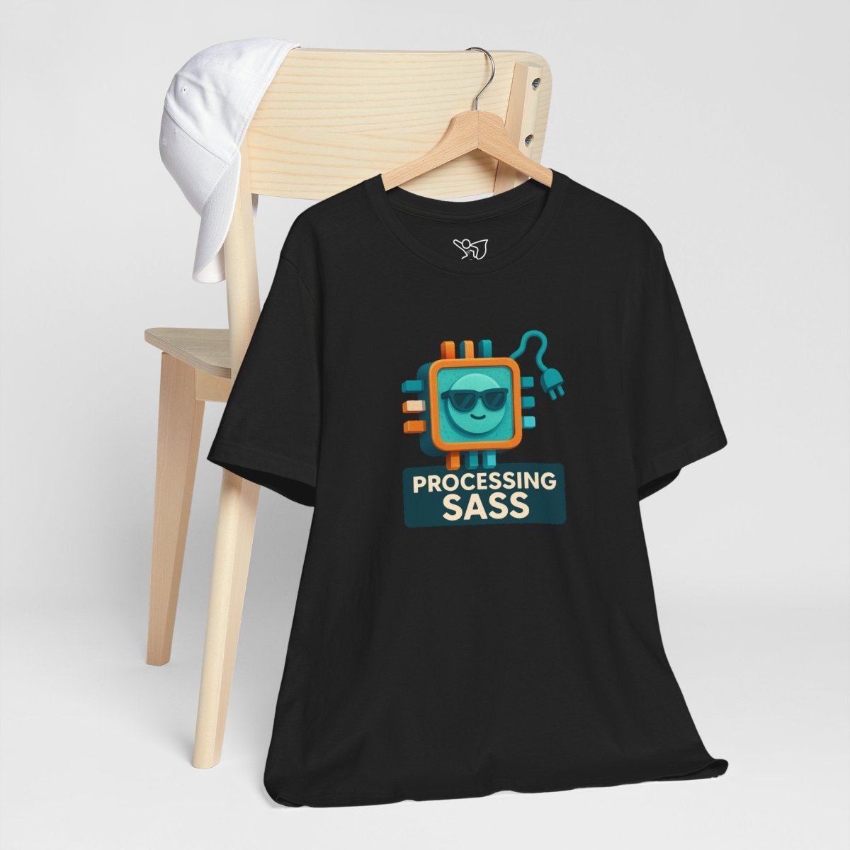 "Processing Sass" Graphic T-Shirt for Geeky Friends, Funny Gift, Casual Wear, Programmer Humor - AI Tee Hero