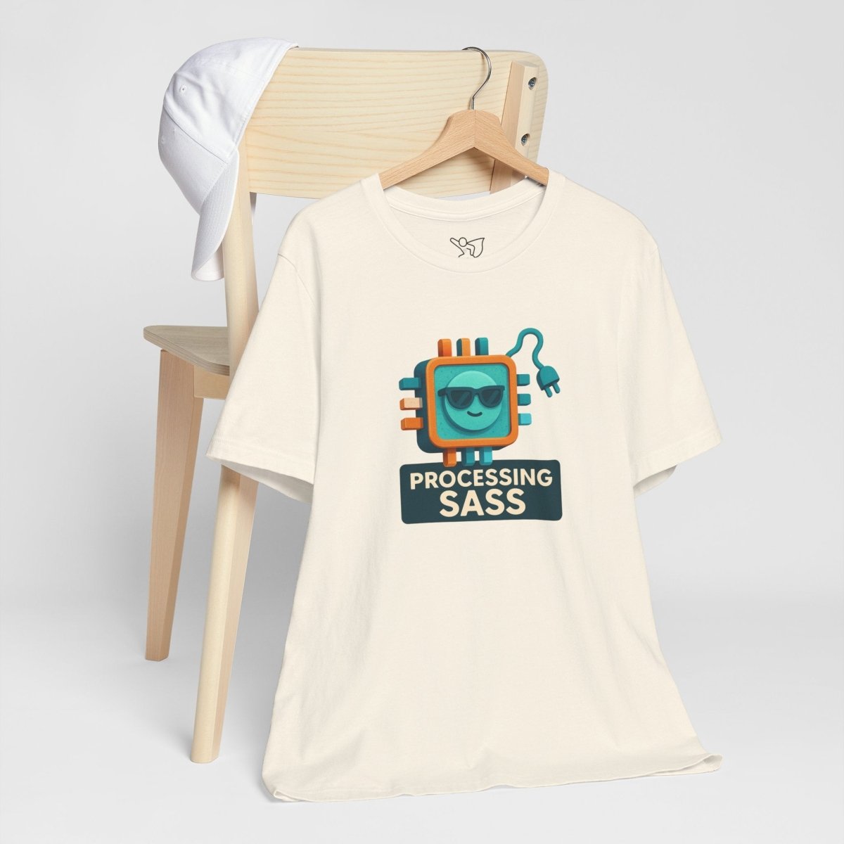 "Processing Sass" Graphic T-Shirt for Geeky Friends, Funny Gift, Casual Wear, Programmer Humor - AI Tee Hero