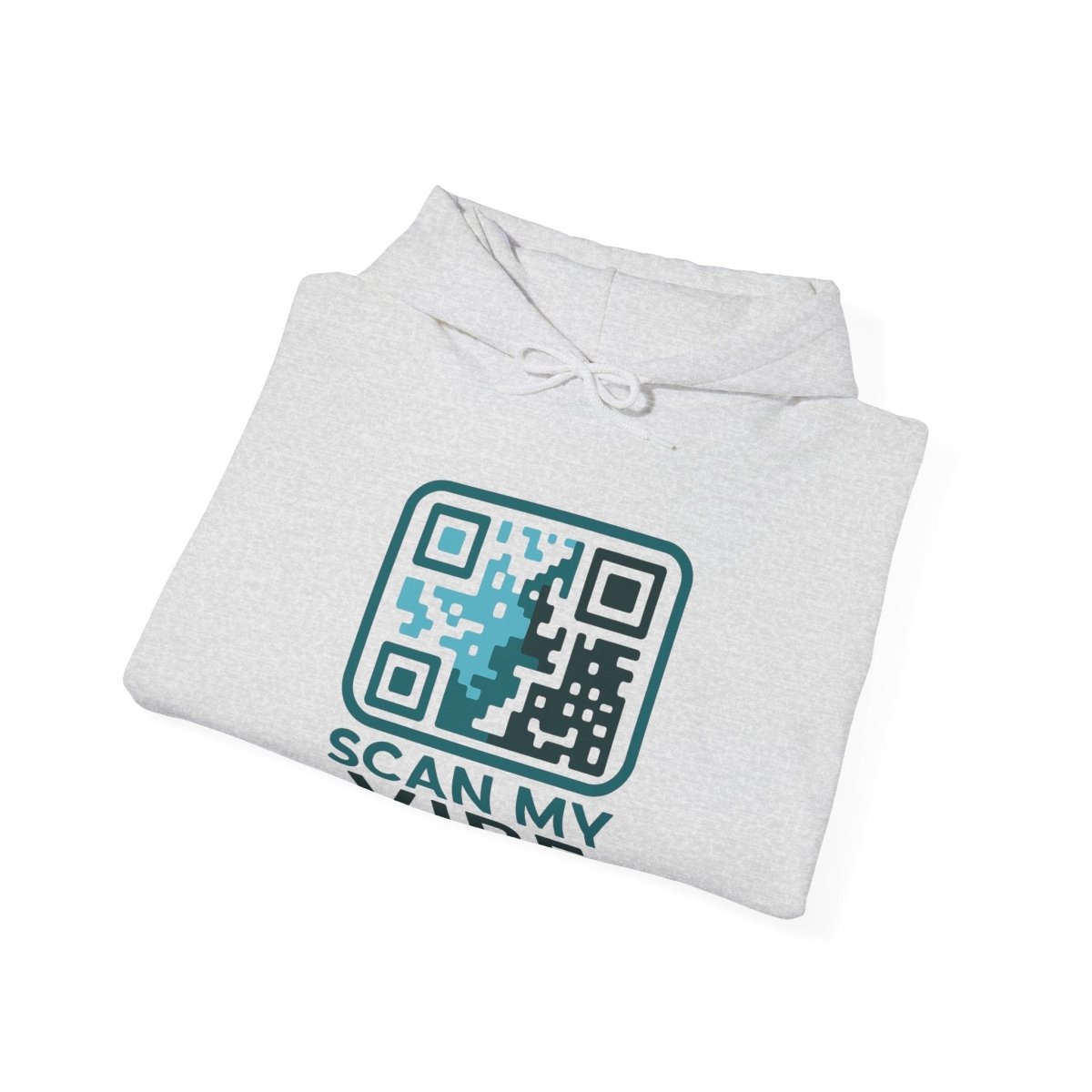 "Scan My Vibe" Hoodie, Unisex Sweatshirt, Casual Streetwear, Trendy Gift, Tech Apparel, Perfect for Events, Comfortable Fashion - AI Tee Hero