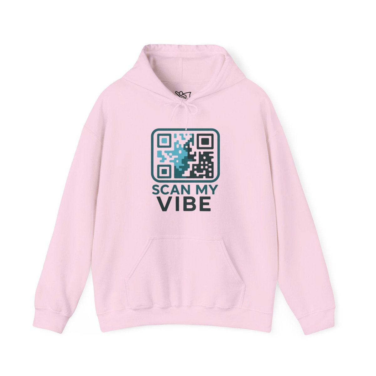 "Scan My Vibe" Hoodie, Unisex Sweatshirt, Casual Streetwear, Trendy Gift, Tech Apparel, Perfect for Events, Comfortable Fashion - AI Tee Hero