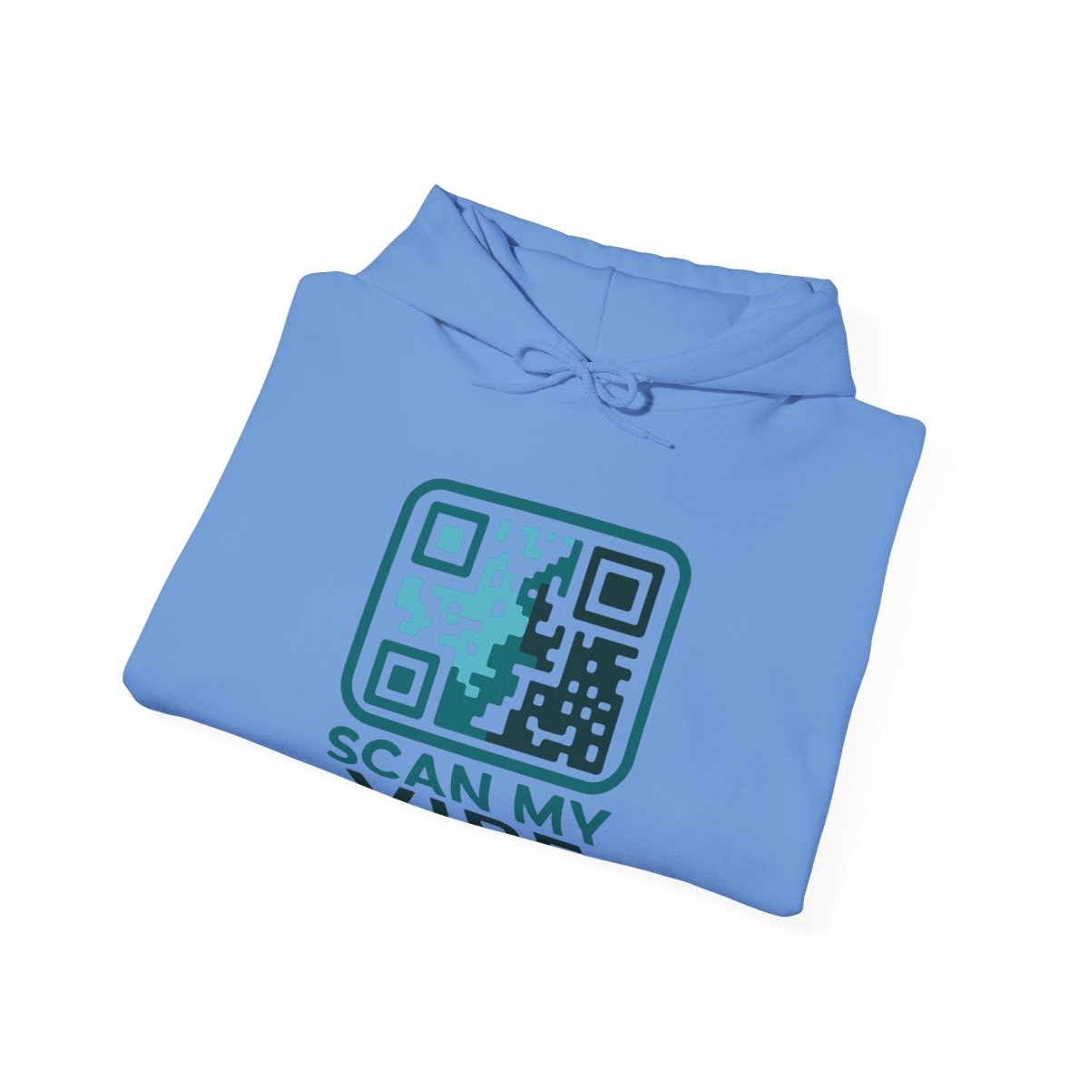 "Scan My Vibe" Hoodie, Unisex Sweatshirt, Casual Streetwear, Trendy Gift, Tech Apparel, Perfect for Events, Comfortable Fashion - AI Tee Hero
