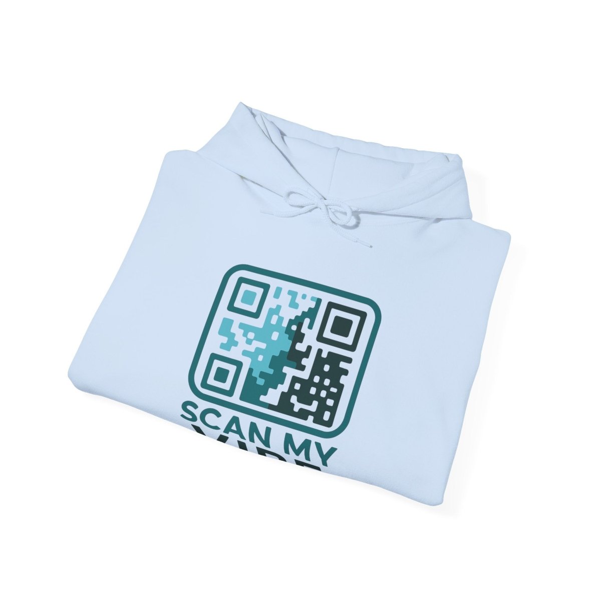 "Scan My Vibe" Hoodie, Unisex Sweatshirt, Casual Streetwear, Trendy Gift, Tech Apparel, Perfect for Events, Comfortable Fashion - AI Tee Hero