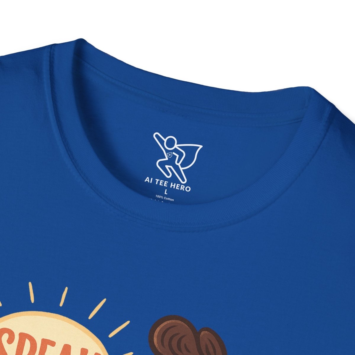 "Speak Softly" Unisex T-Shirt Softstyle Graphic Tee, Mindfulness and Relax Vibe, Inner Peace - MINDSet Collection - AI Tee Hero