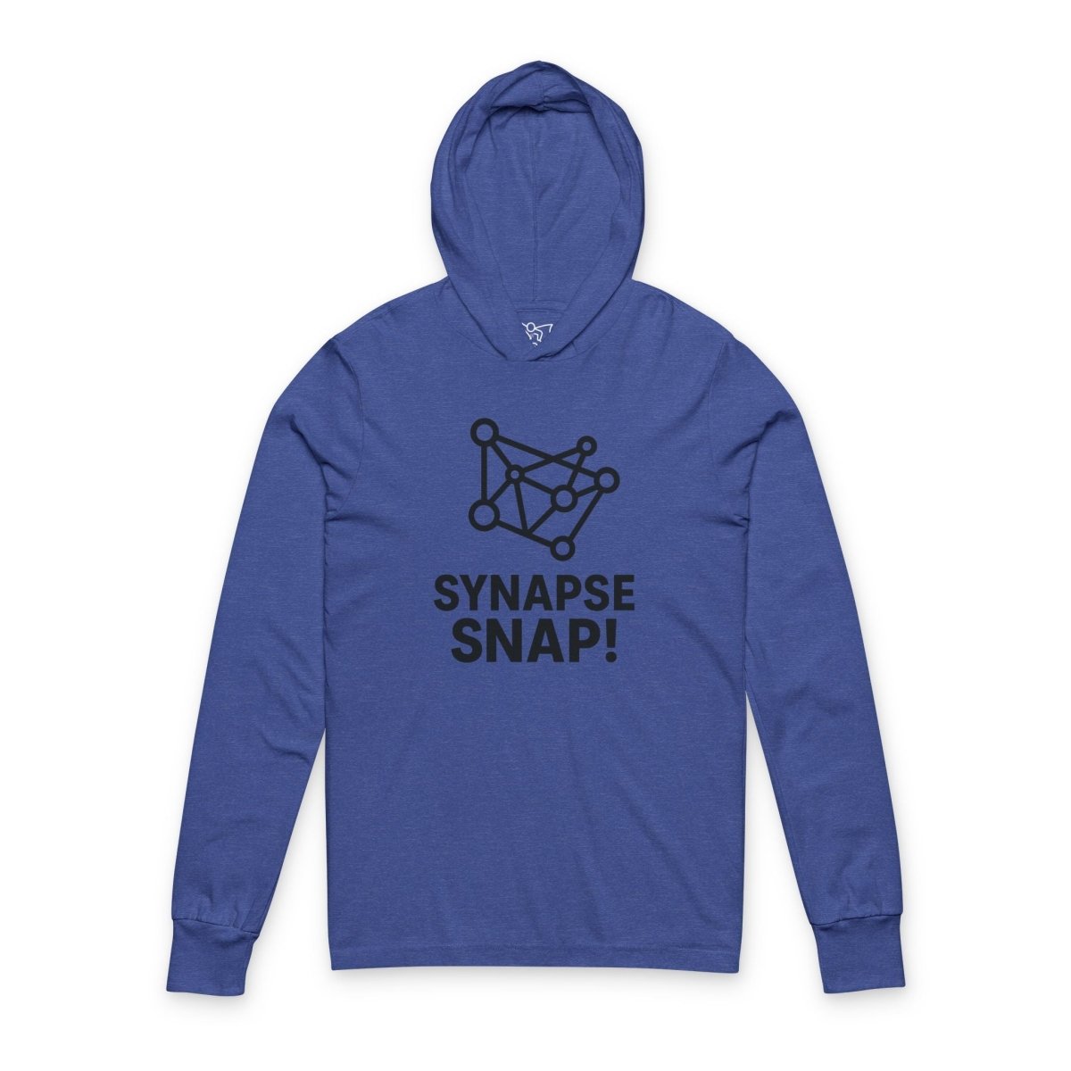 "Synapse Snap!" Unisex Hooded Long Sleeve Tee, Inspired by Science, Perfect for Casual Wear, Gifts for Nerds, Fall Activities, Stylish Tee - AI Tee Hero