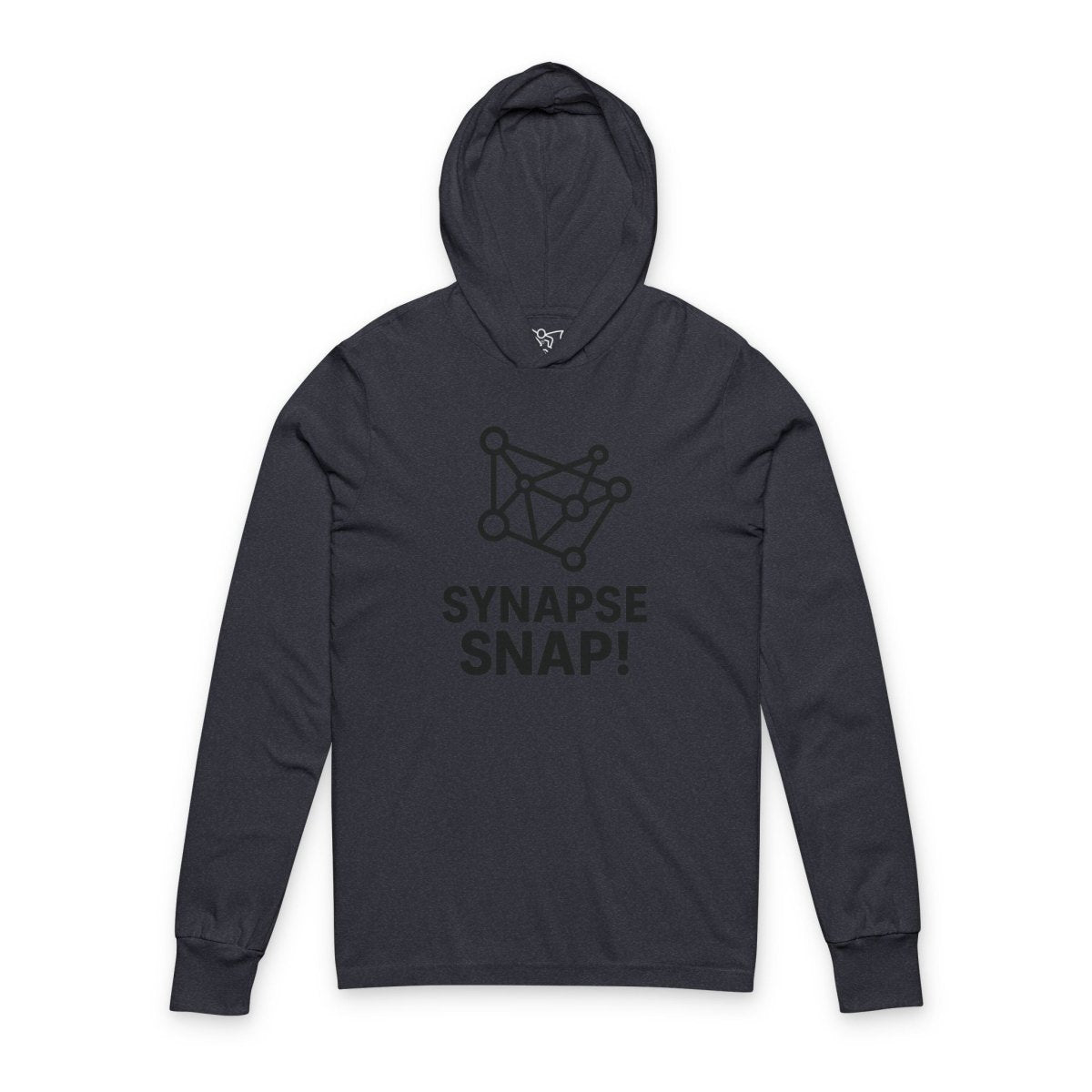 "Synapse Snap!" Unisex Hooded Long Sleeve Tee, Inspired by Science, Perfect for Casual Wear, Gifts for Nerds, Fall Activities, Stylish Tee - AI Tee Hero