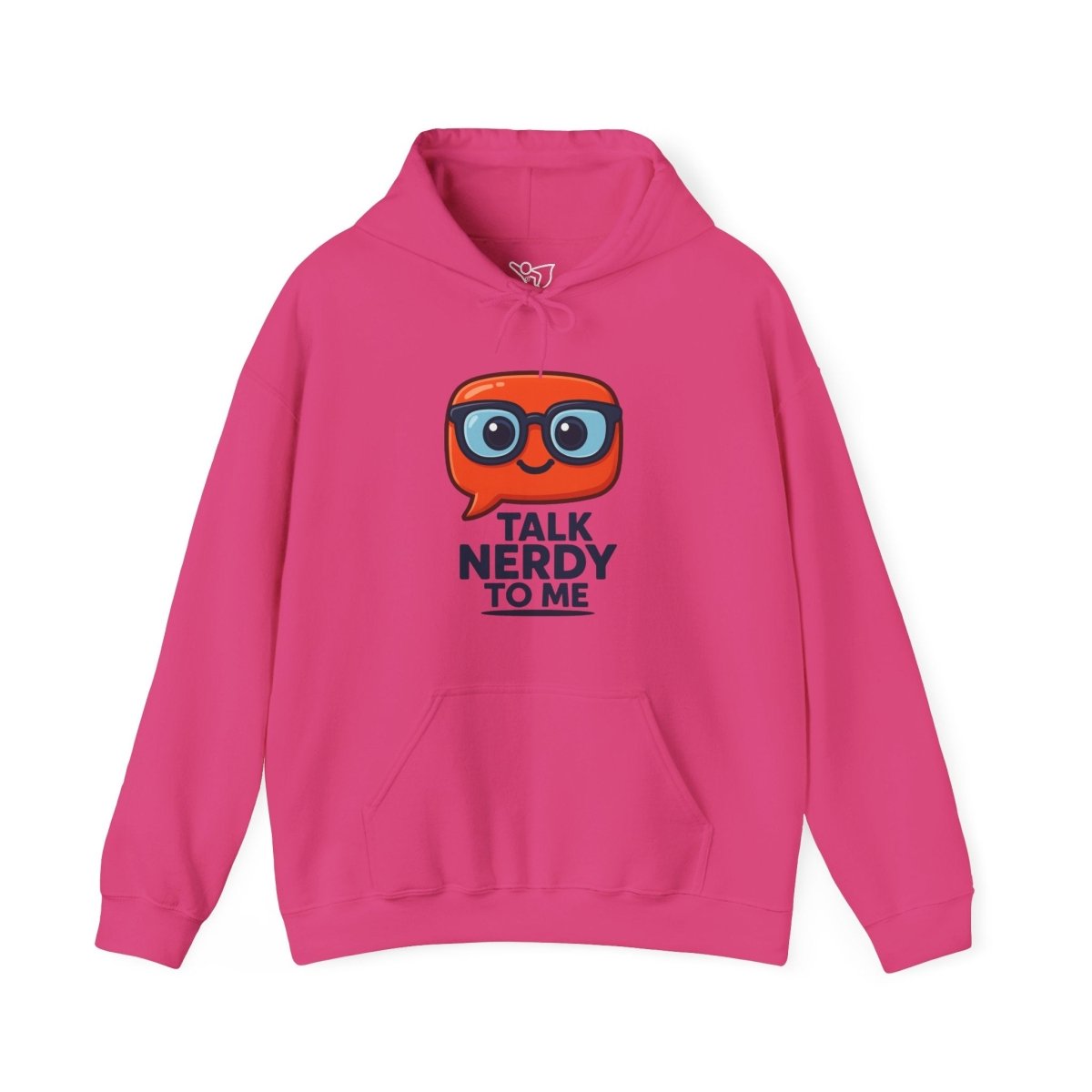"Talk Nerdy To Me" Funny Hoodie for Geeky Friends, Gift for Gamers, Trendy Sweatshirt, Hoodie for Nerds - AI Tee Hero