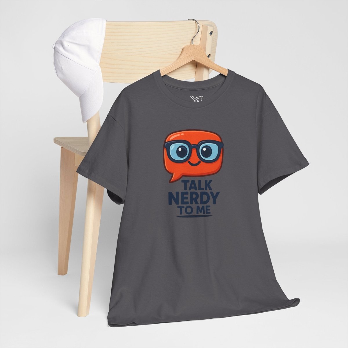 "Talk Nerdy to Me" Geeky Humor T-Shirt, Fun Cotton Tee, Nerdy Gift, Unisex Graphic Tee, Casual Everyday Wear - AI Tee Hero
