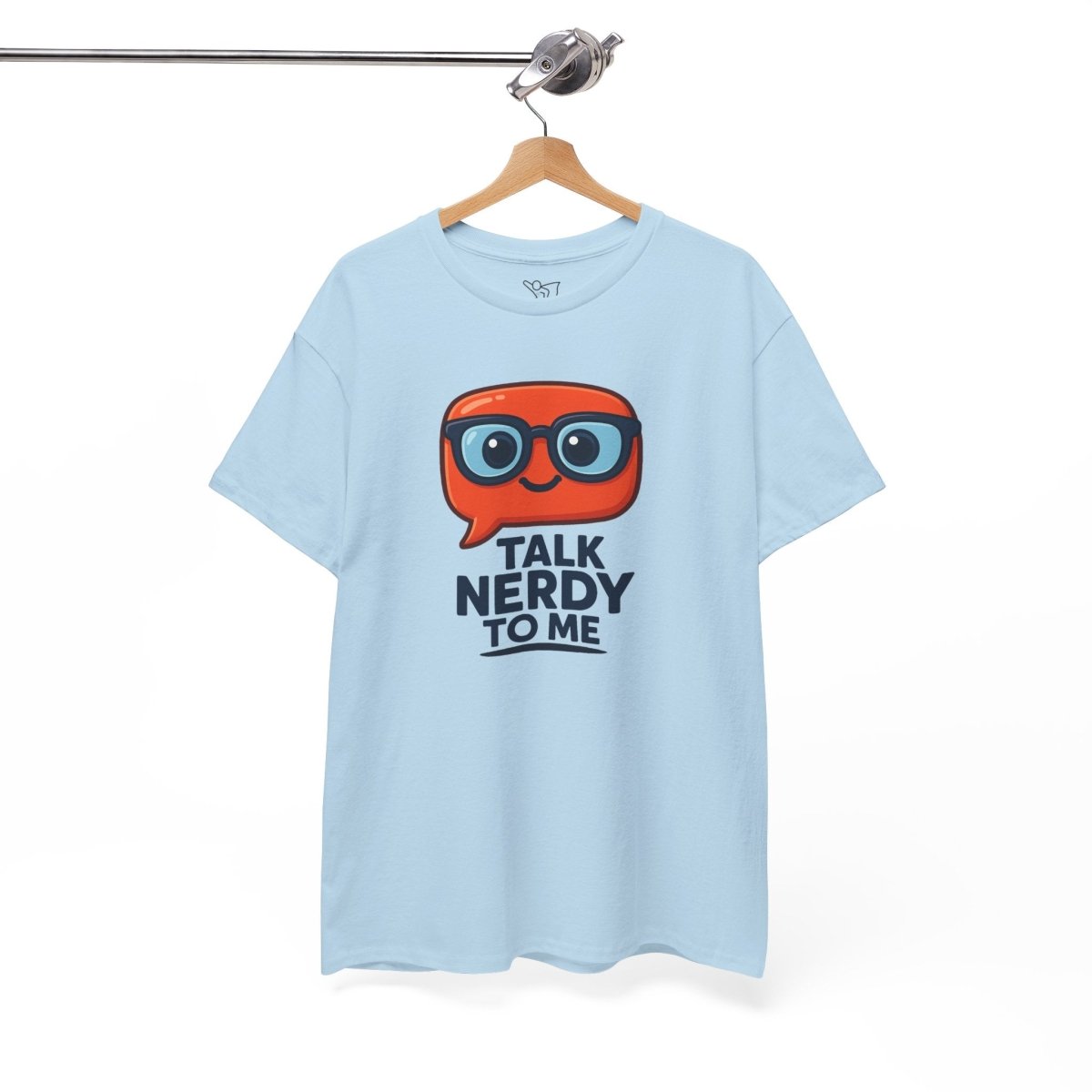 "Talk Nerdy to Me" Geeky Humor T-Shirt, Fun Cotton Tee, Nerdy Gift, Unisex Graphic Tee, Casual Everyday Wear - AI Tee Hero