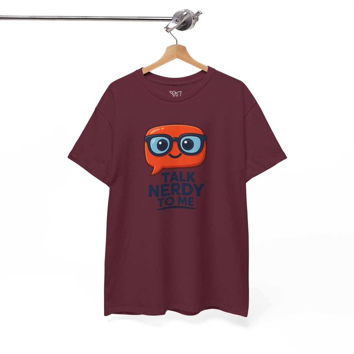 "Talk Nerdy to Me" Geeky Humor T-Shirt, Fun Cotton Tee, Nerdy Gift, Unisex Graphic Tee, Casual Everyday Wear - AI Tee Hero