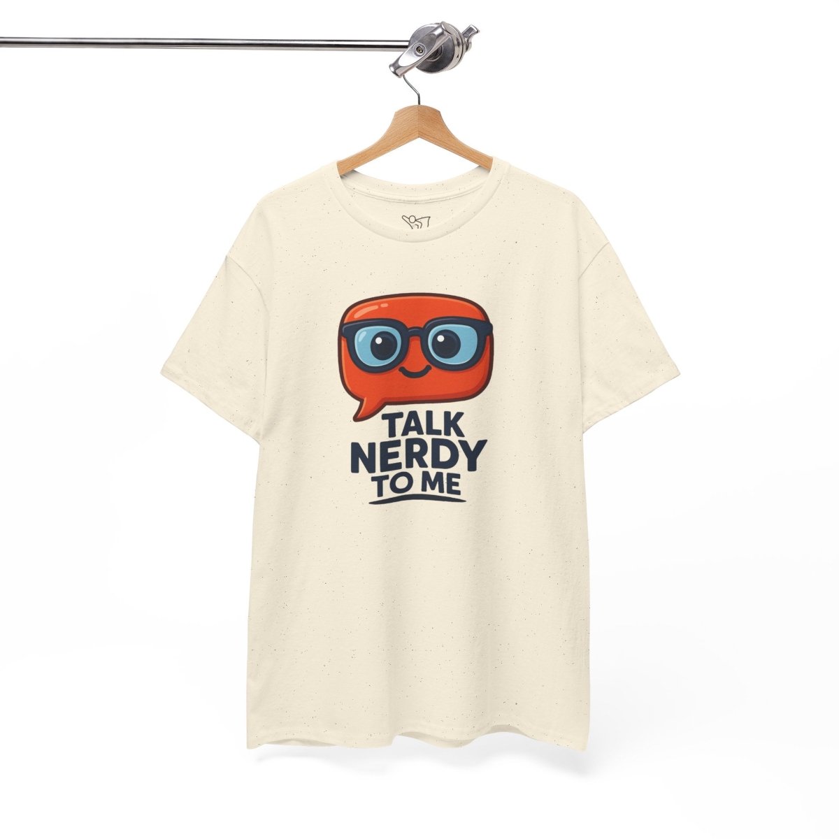 "Talk Nerdy to Me" Geeky Humor T-Shirt, Fun Cotton Tee, Nerdy Gift, Unisex Graphic Tee, Casual Everyday Wear - AI Tee Hero