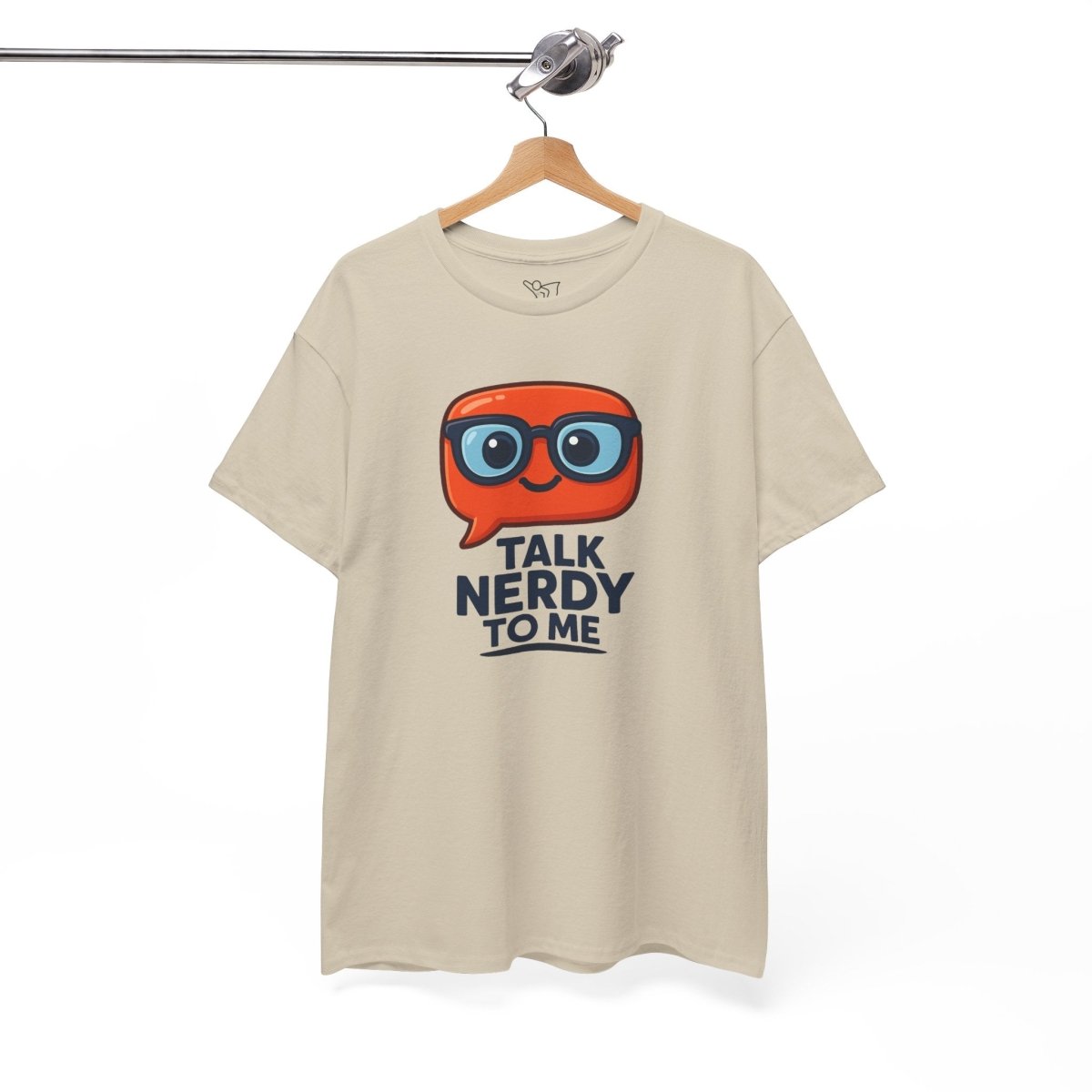 "Talk Nerdy to Me" Geeky Humor T-Shirt, Fun Cotton Tee, Nerdy Gift, Unisex Graphic Tee, Casual Everyday Wear - AI Tee Hero