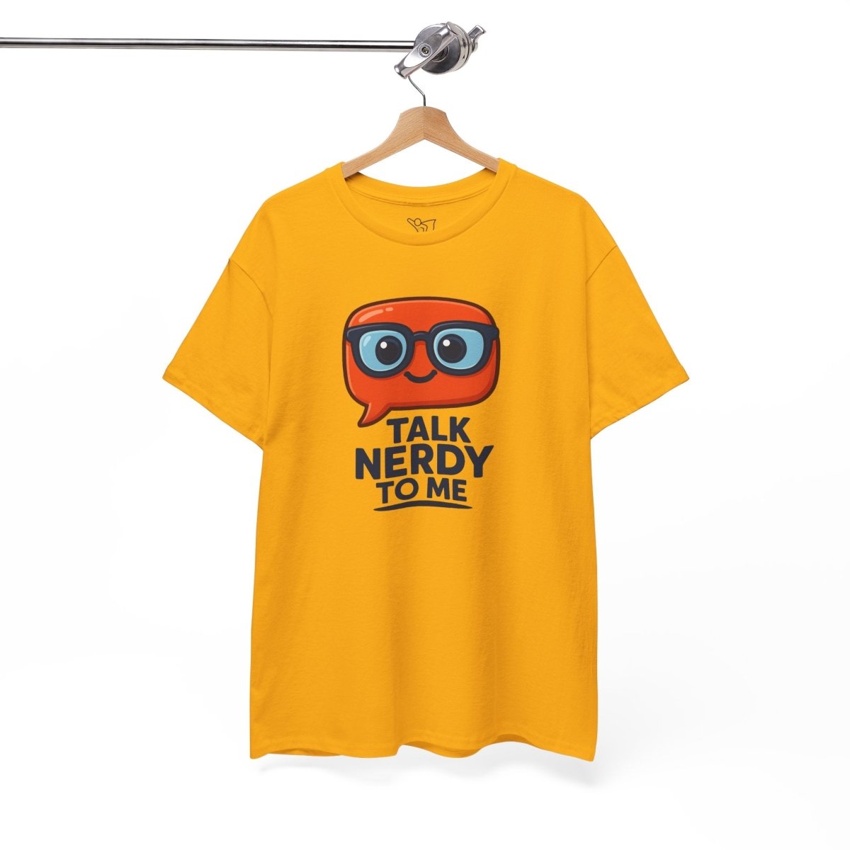 "Talk Nerdy to Me" Geeky Humor T-Shirt, Fun Cotton Tee, Nerdy Gift, Unisex Graphic Tee, Casual Everyday Wear - AI Tee Hero