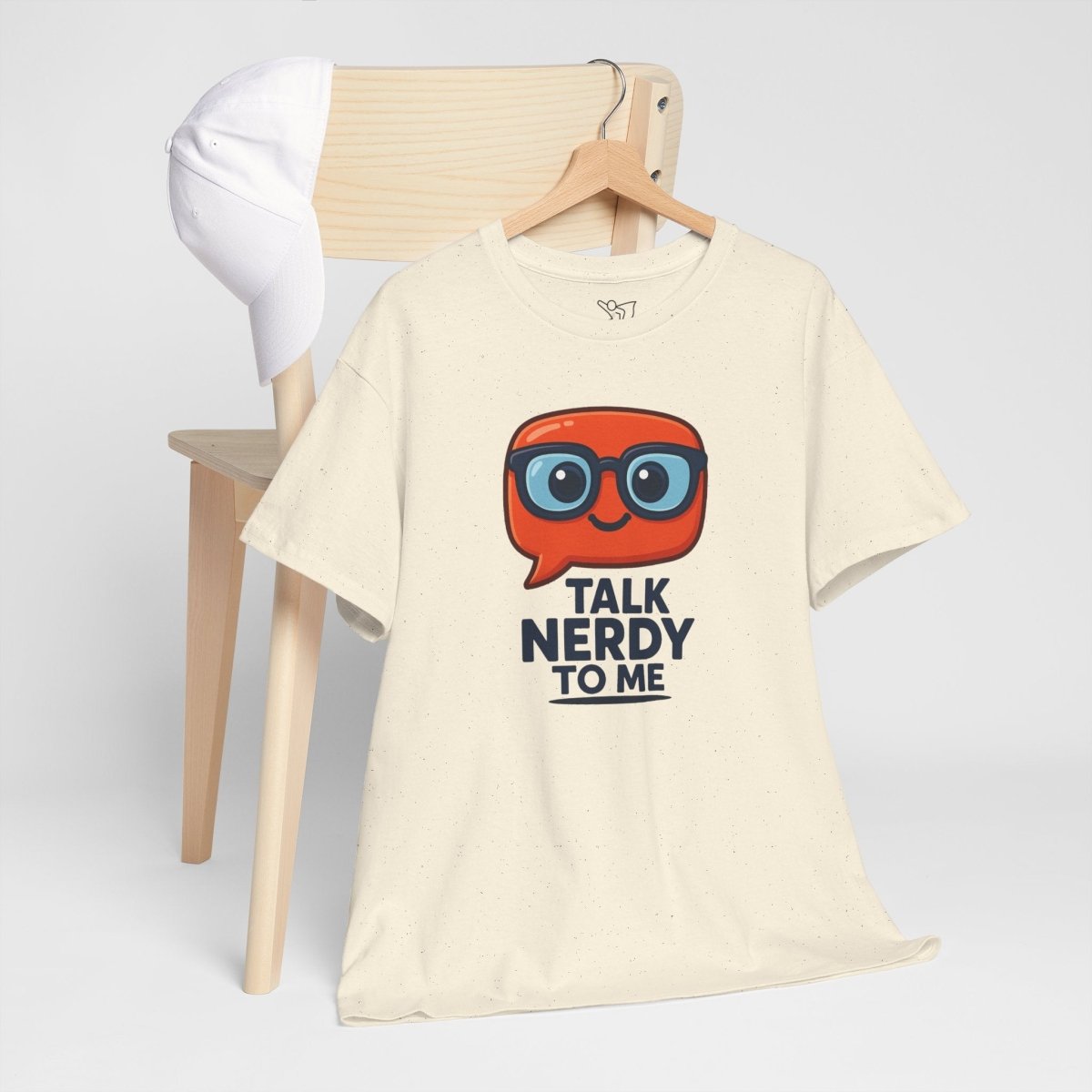 "Talk Nerdy to Me" Geeky Humor T-Shirt, Fun Cotton Tee, Nerdy Gift, Unisex Graphic Tee, Casual Everyday Wear - AI Tee Hero