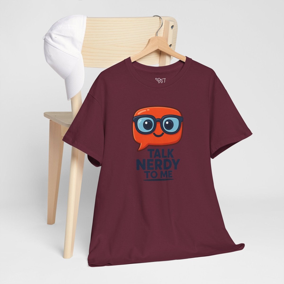 "Talk Nerdy to Me" Geeky Humor T-Shirt, Fun Cotton Tee, Nerdy Gift, Unisex Graphic Tee, Casual Everyday Wear - AI Tee Hero