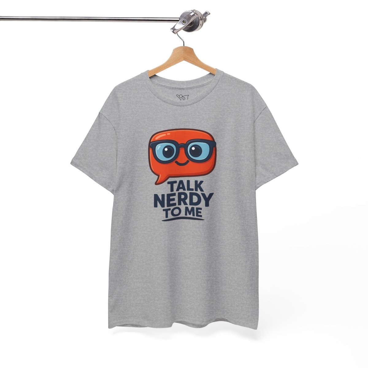 "Talk Nerdy to Me" Geeky Humor T-Shirt, Fun Cotton Tee, Nerdy Gift, Unisex Graphic Tee, Casual Everyday Wear - AI Tee Hero