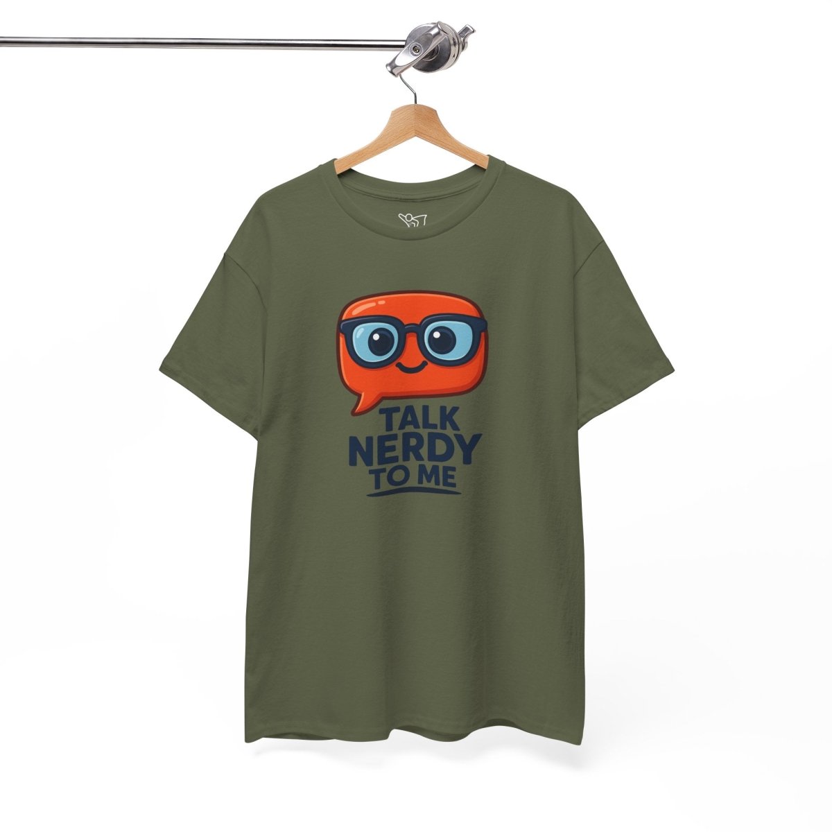 "Talk Nerdy to Me" Geeky Humor T-Shirt, Fun Cotton Tee, Nerdy Gift, Unisex Graphic Tee, Casual Everyday Wear - AI Tee Hero