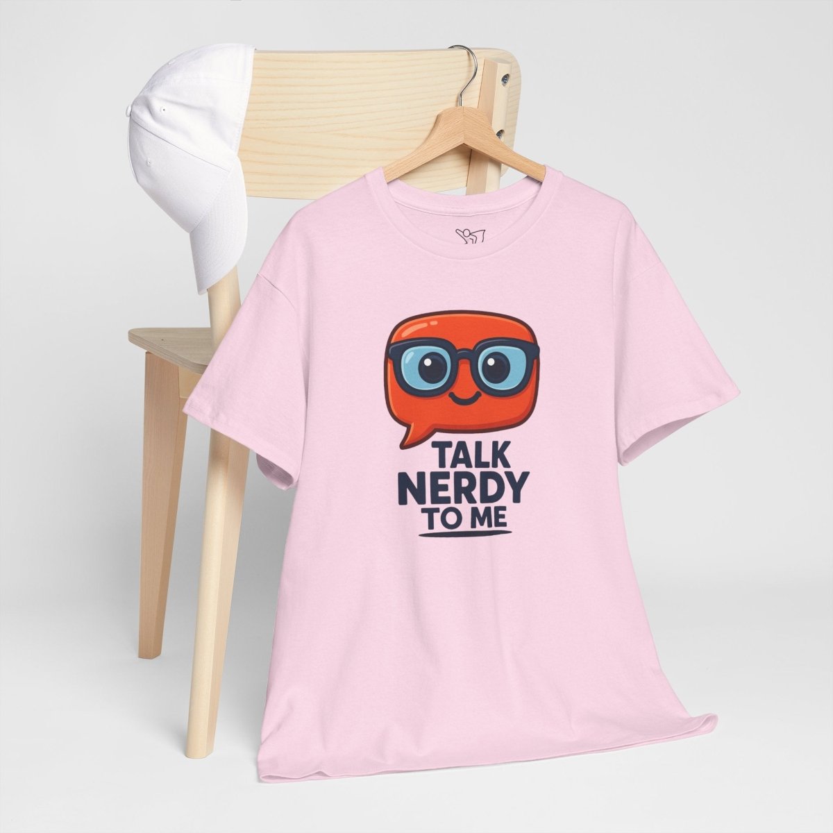 "Talk Nerdy to Me" Geeky Humor T-Shirt, Fun Cotton Tee, Nerdy Gift, Unisex Graphic Tee, Casual Everyday Wear - AI Tee Hero