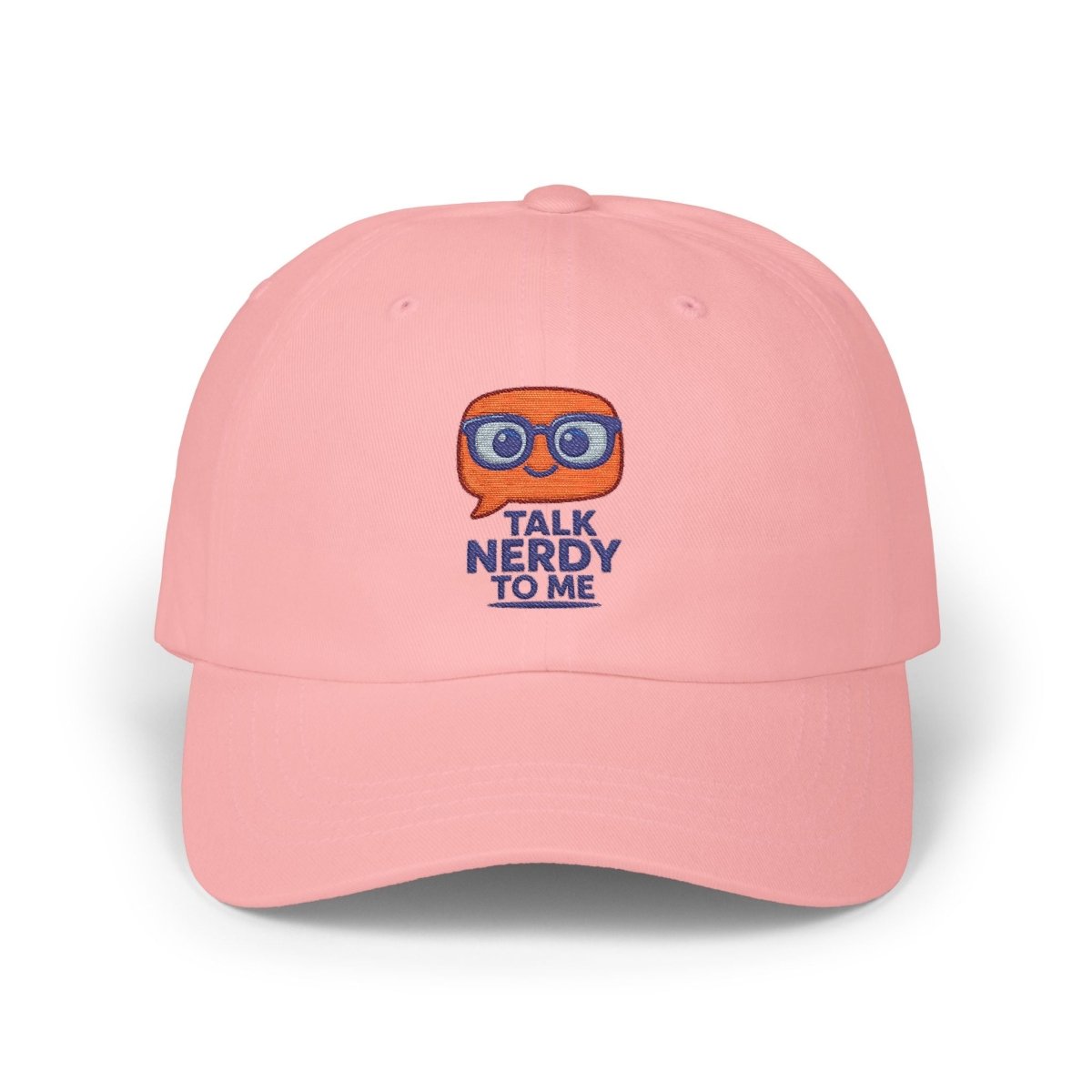 "Talk Nerdy to Me" Unisex Cap, Casual Wear, Gift for Dad, Father's Day, Nerd Culture Apparel - AI Tee Hero