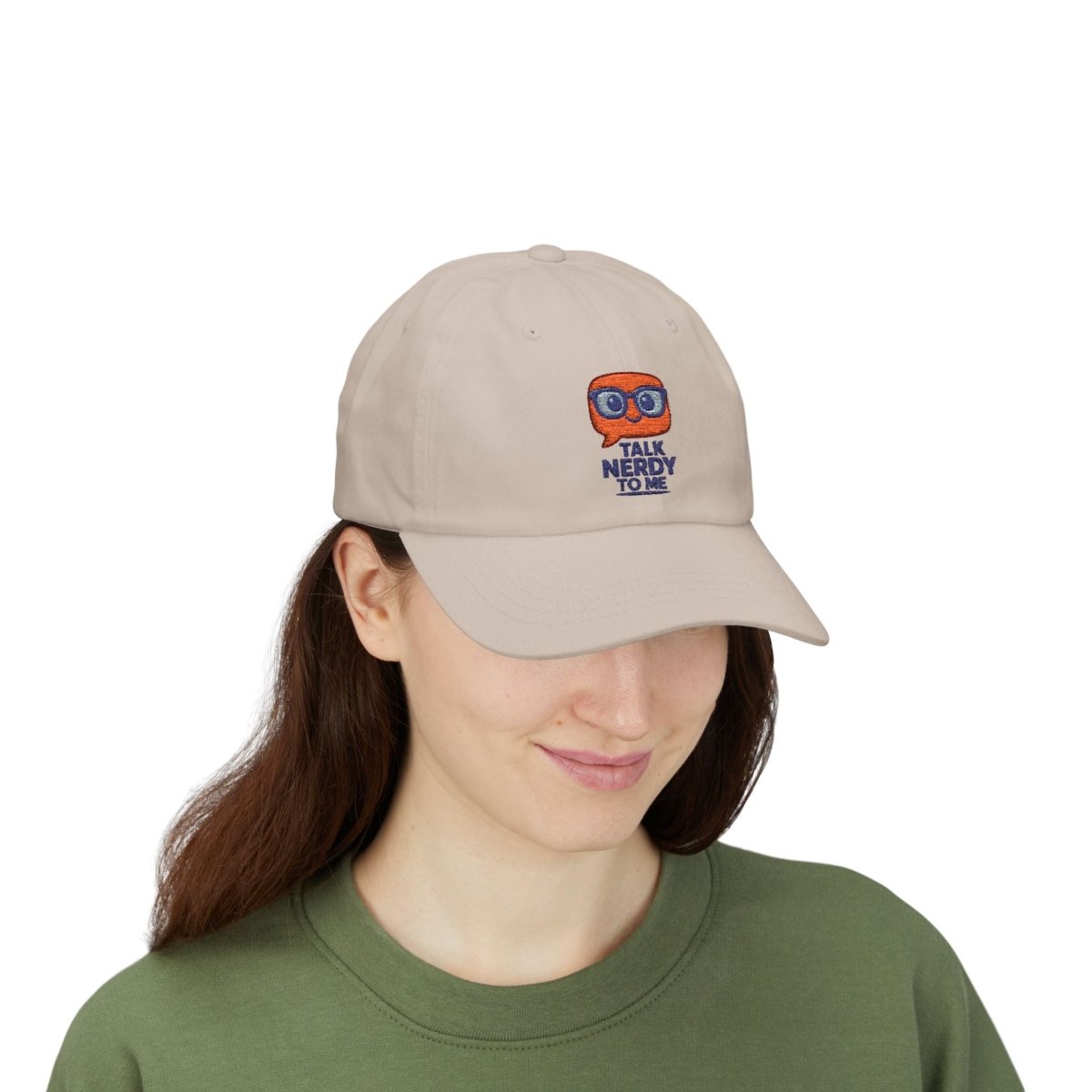 "Talk Nerdy to Me" Unisex Cap, Casual Wear, Gift for Dad, Father's Day, Nerd Culture Apparel - AI Tee Hero