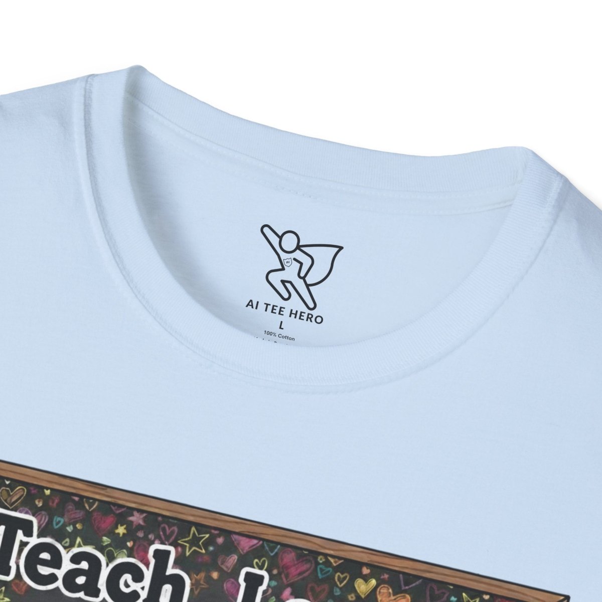 "Teach.Love.Inspire. Repeat Daily" CW - 1 Inspire Teacher T-Shirt, Gifts for Educators, Inspirational Tees, Cute Classroom Apparel, Teach Love Inspire Shirt - AI Tee Hero