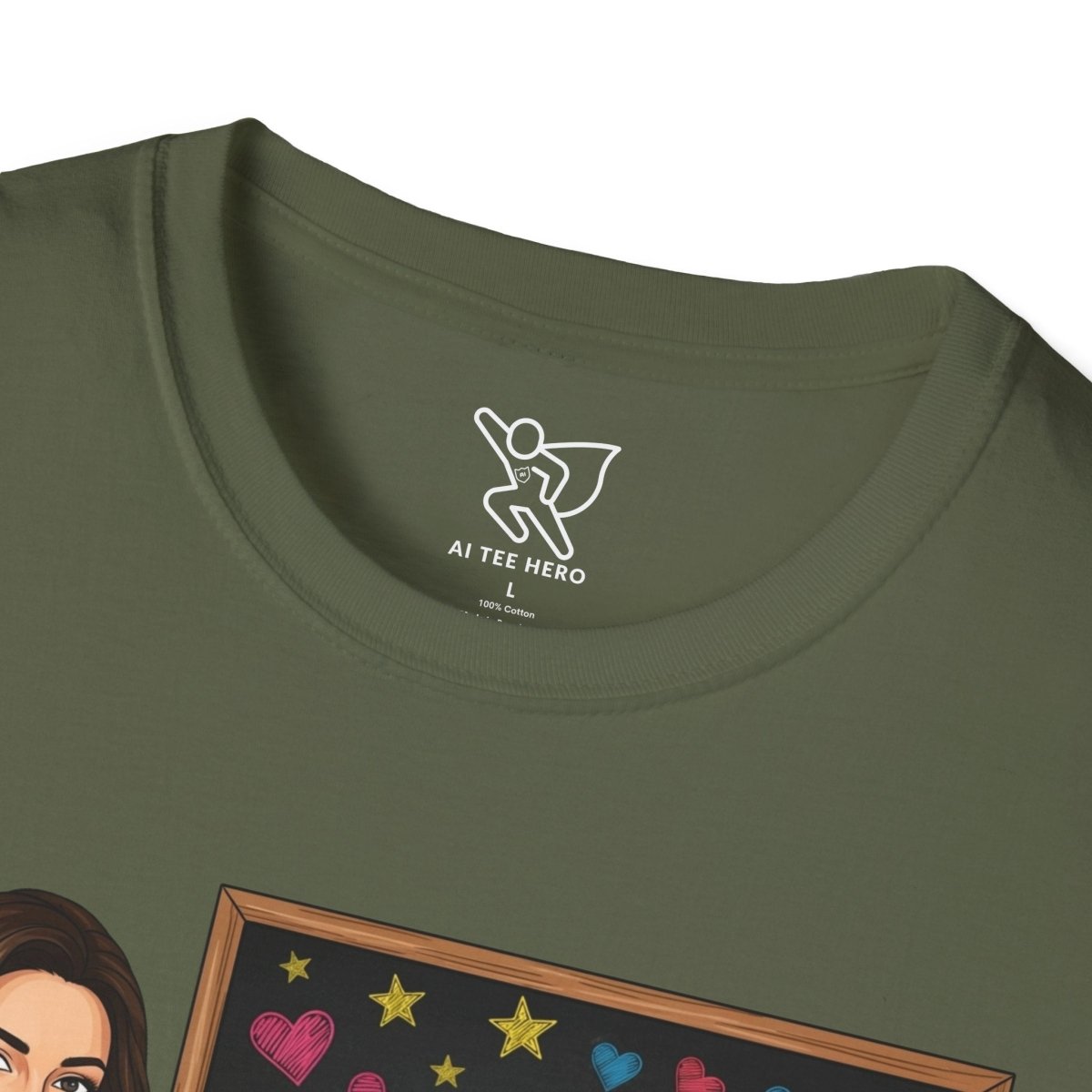 "Teach.Love.Inspire. Repeat Daily" CW - 2 Inspire Teacher T-Shirt, Gifts for Educators, Inspirational Tees, Cute Classroom Apparel, Teach Love Inspire Shirt - AI Tee Hero