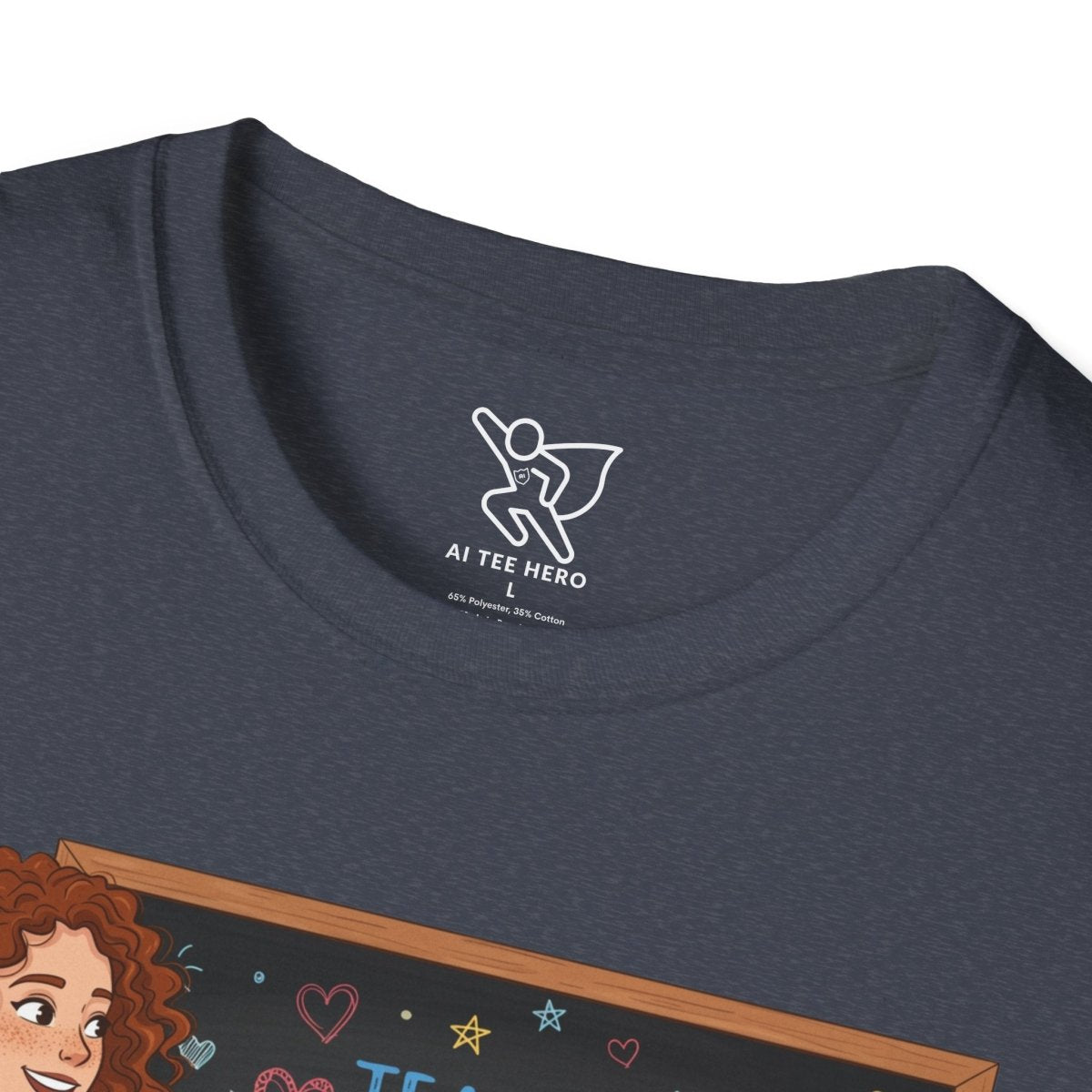 "Teach.Love.Inspire. Repeat Daily" CW - 3 Inspire Teacher T-Shirt, Gifts for Educators, Inspirational Tees, Cute Classroom Apparel, Teach Love Inspire Shirt - AI Tee Hero