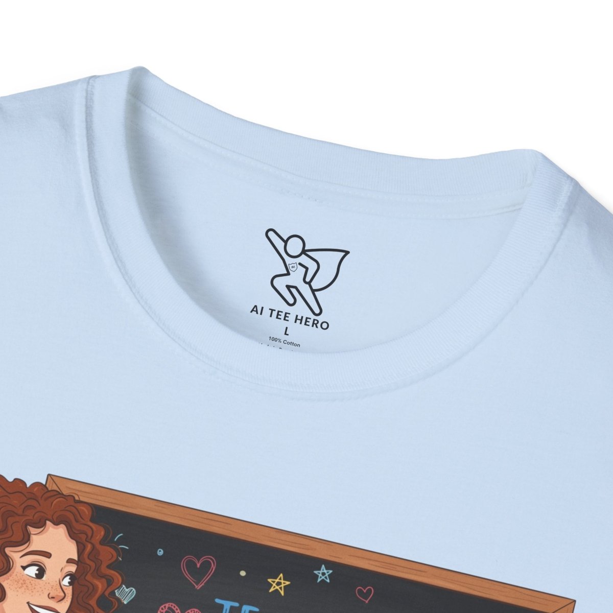 "Teach.Love.Inspire. Repeat Daily" CW - 3 Inspire Teacher T-Shirt, Gifts for Educators, Inspirational Tees, Cute Classroom Apparel, Teach Love Inspire Shirt - AI Tee Hero