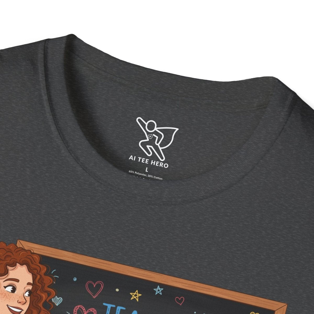"Teach.Love.Inspire. Repeat Daily" CW - 3 Inspire Teacher T-Shirt, Gifts for Educators, Inspirational Tees, Cute Classroom Apparel, Teach Love Inspire Shirt - AI Tee Hero