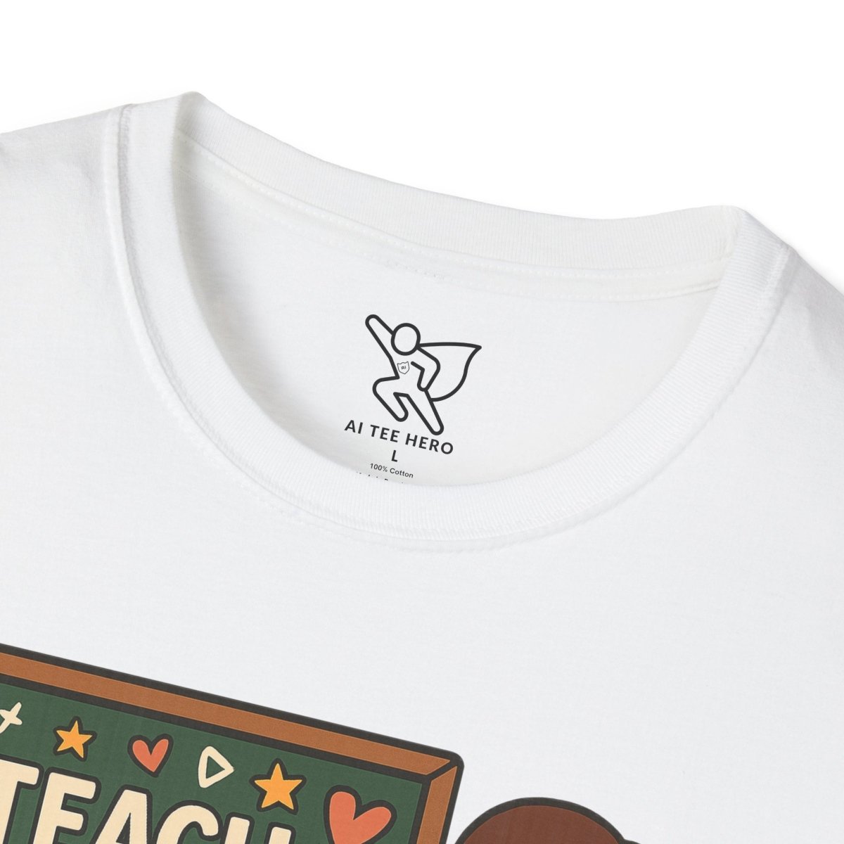 "Teach.Love.Inspire. Repeat Daily" CW - 4 Inspire Teacher T-Shirt, Gifts for Educators, Inspirational Tees, Cute Classroom Apparel, Teach Love Inspire Shirt - AI Tee Hero