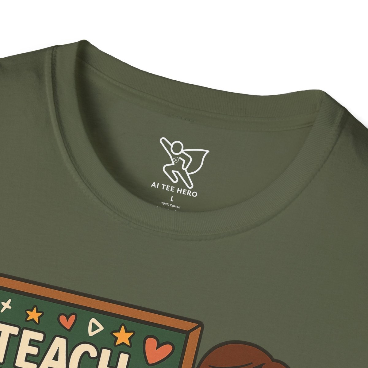 "Teach.Love.Inspire. Repeat Daily" CW - 4 Inspire Teacher T-Shirt, Gifts for Educators, Inspirational Tees, Cute Classroom Apparel, Teach Love Inspire Shirt - AI Tee Hero