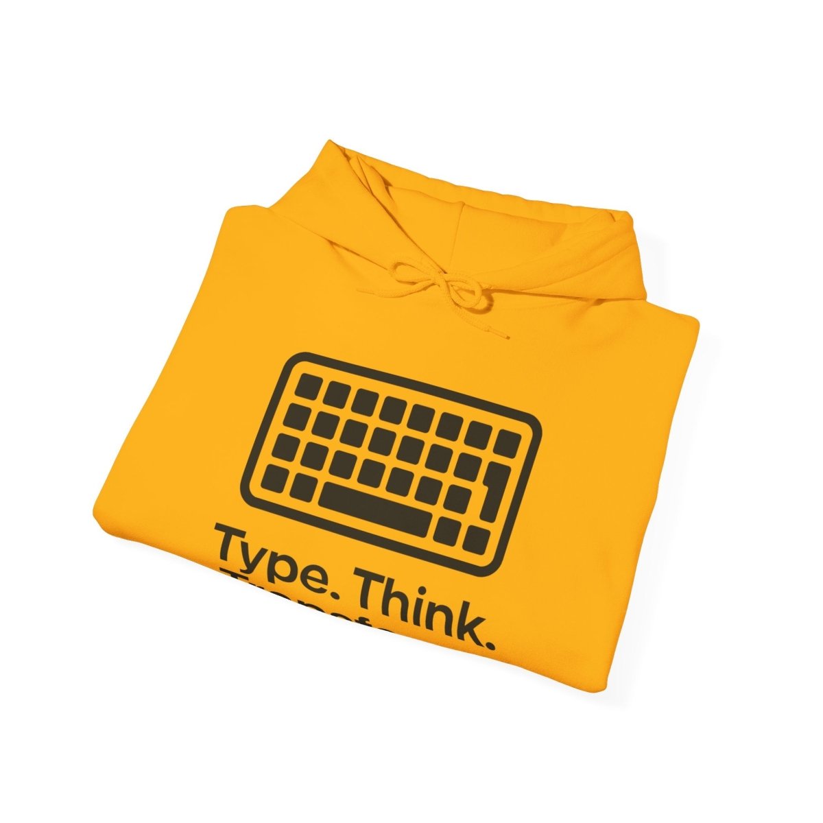 "Type. Think. Transform." Hoodie, Cozy Unisex Sweatshirt, Inspirational Hoodie Gift, Perfect for Writers and Students, Everyday Wear - AI Tee Hero
