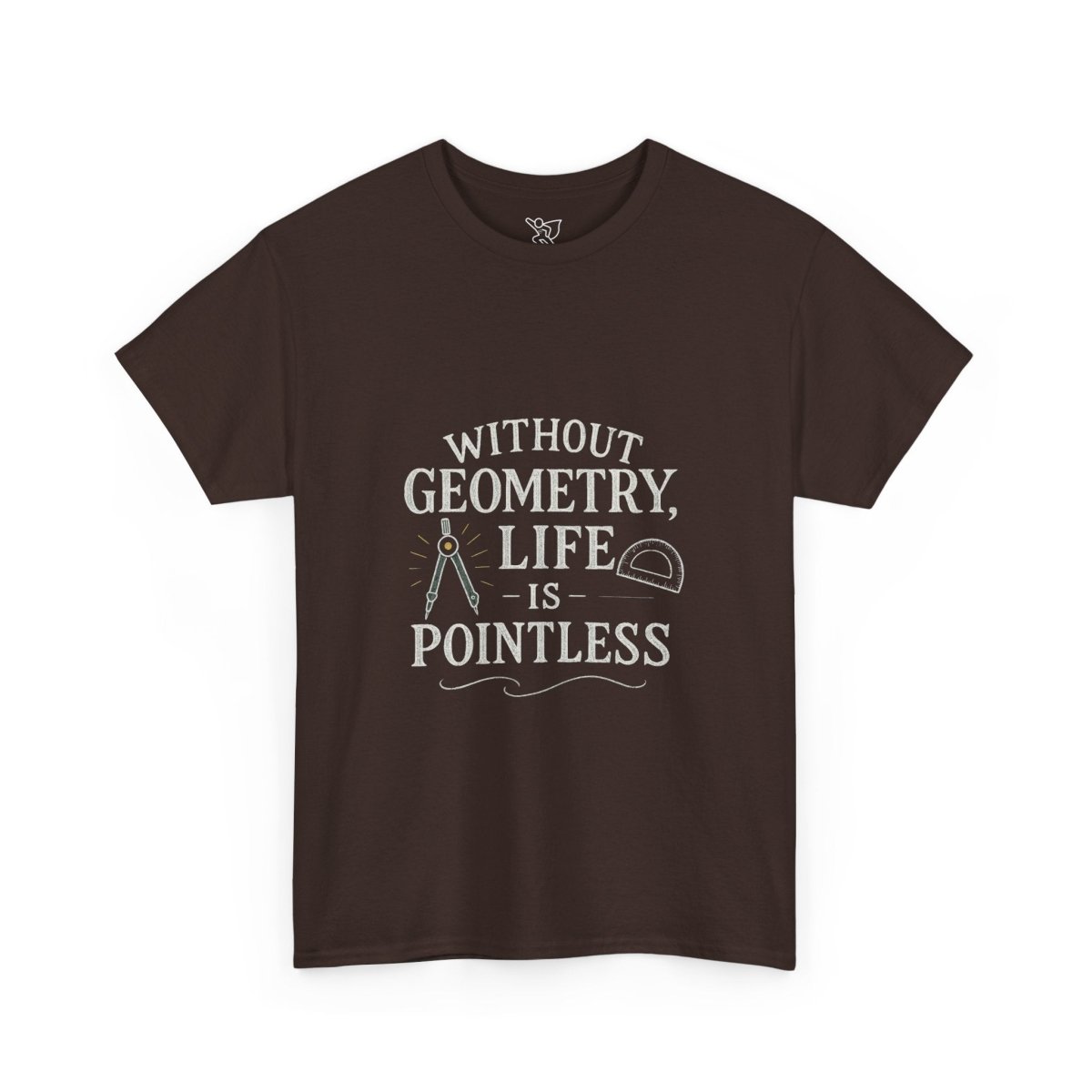 "Without Geometry, Life is Pointless" Unisex Tee | Funny Math Shirt, Educational Apparel, Gift for Teachers, Math Lovers, Unique Birthday Present - AI Tee Hero