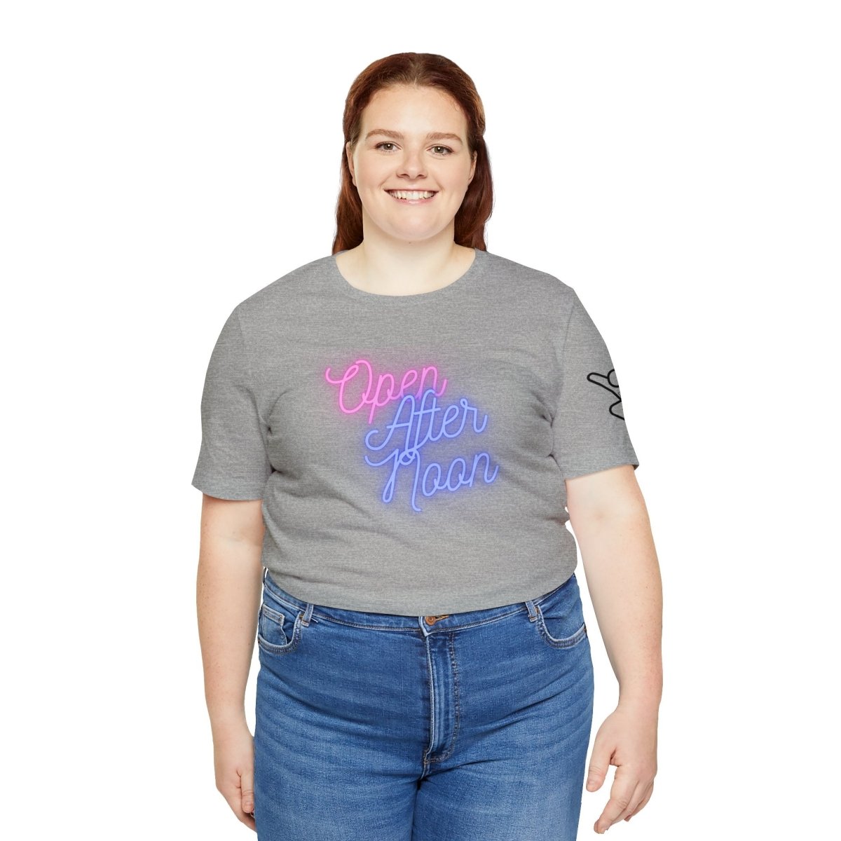Midday Glow Neon Graphic Unisex Jersey Short Sleeve Tee - AI Tee Hero