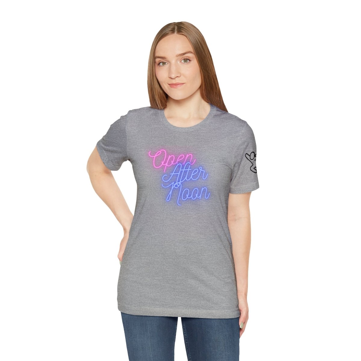 Midday Glow Neon Graphic Unisex Jersey Short Sleeve Tee - AI Tee Hero