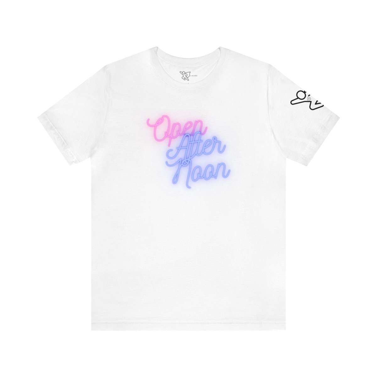Midday Glow Neon Graphic Unisex Jersey Short Sleeve Tee - AI Tee Hero