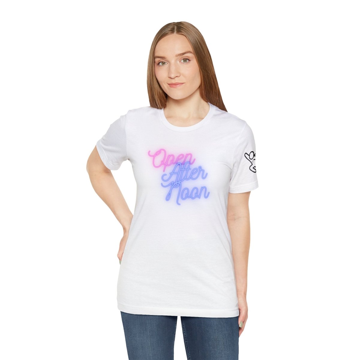 Midday Glow Neon Graphic Unisex Jersey Short Sleeve Tee - AI Tee Hero