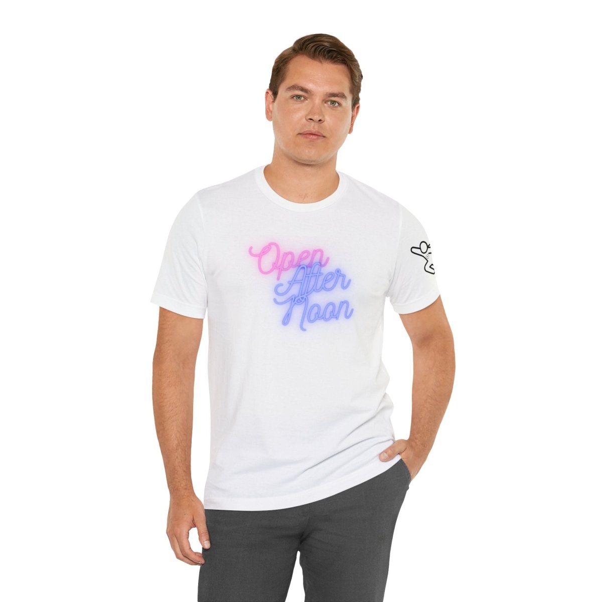 Midday Glow Neon Graphic Unisex Jersey Short Sleeve Tee - AI Tee Hero