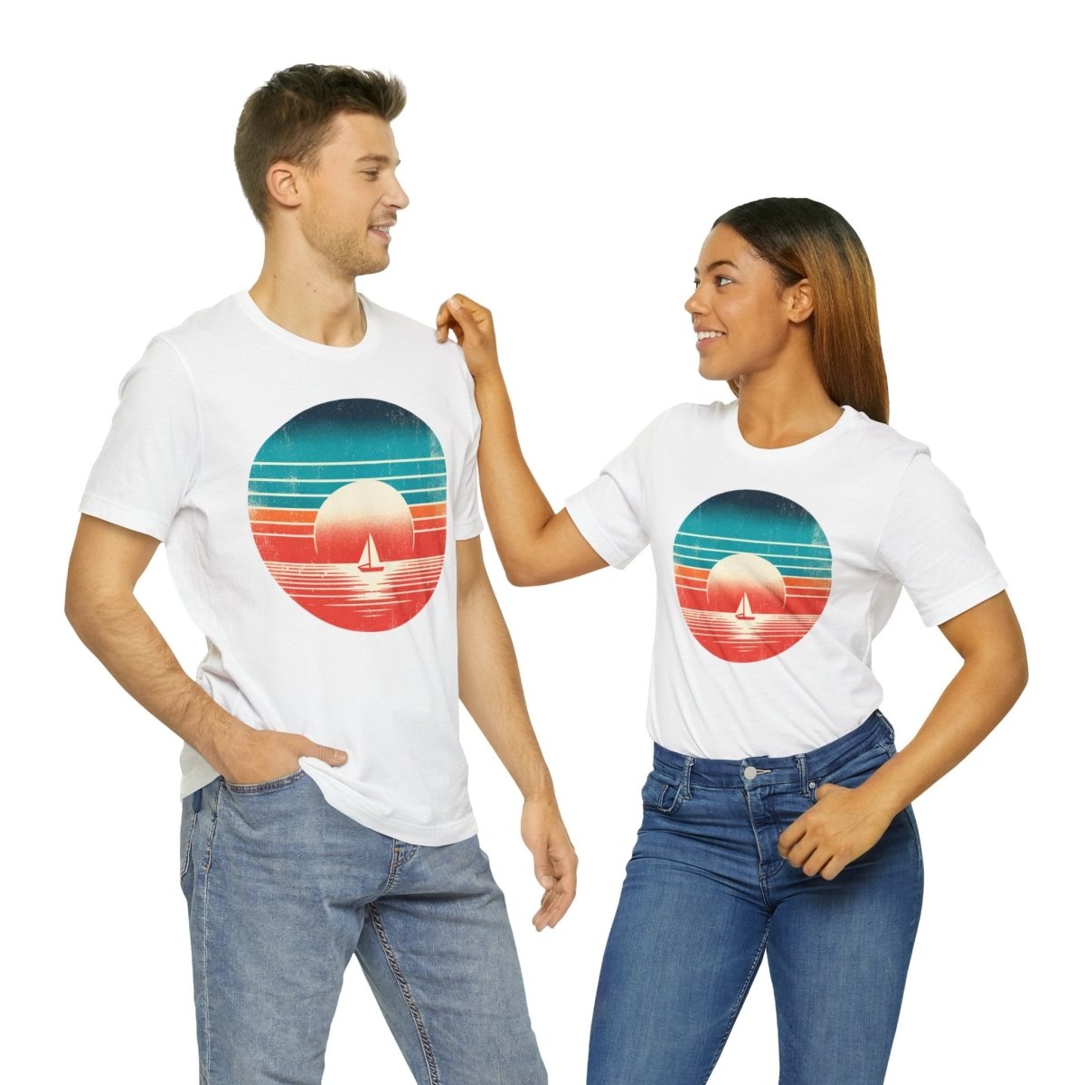 Nautical Twilight Serenity - Tee - AI Tee Hero