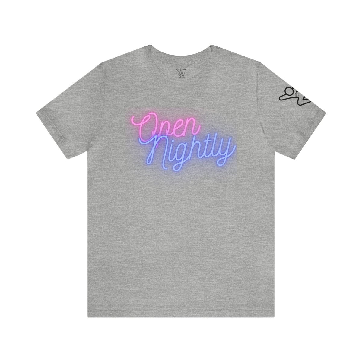 Nightly Glow Neon Graphic Unisex Jersey Short Sleeve Tee - AI Tee Hero