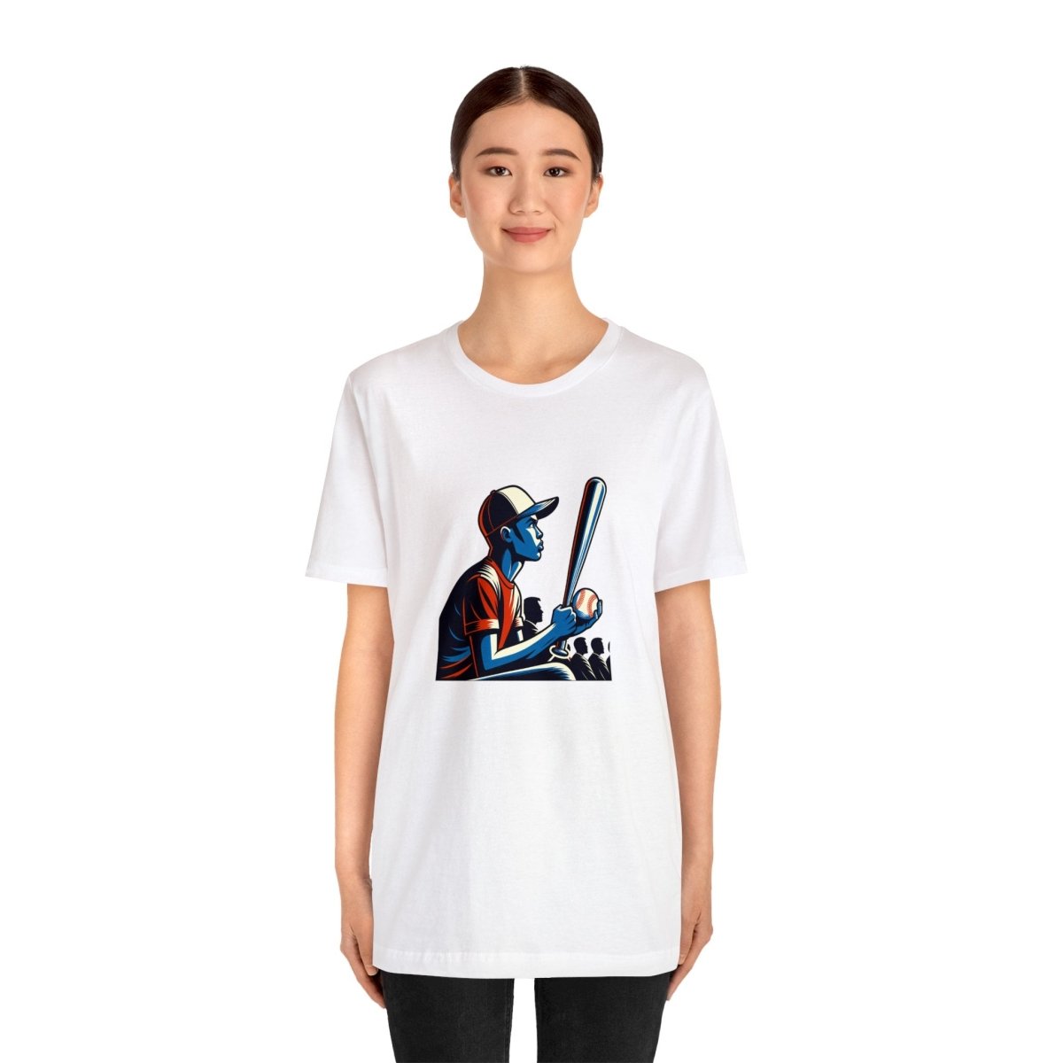Patriotic Slugger Print - Tee - AI Tee Hero