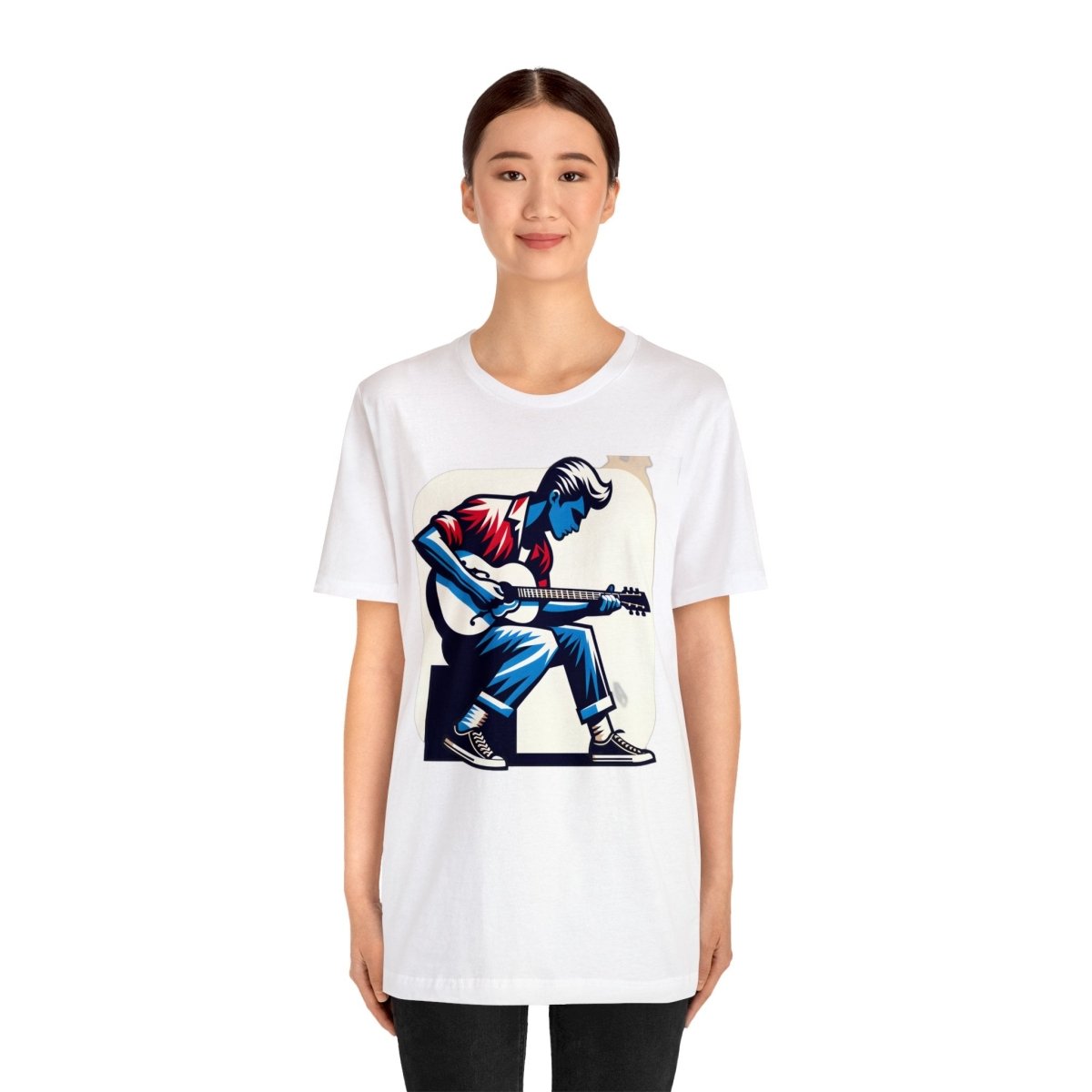 Retro Rockstar Rhapsody - Tee - AI Tee Hero